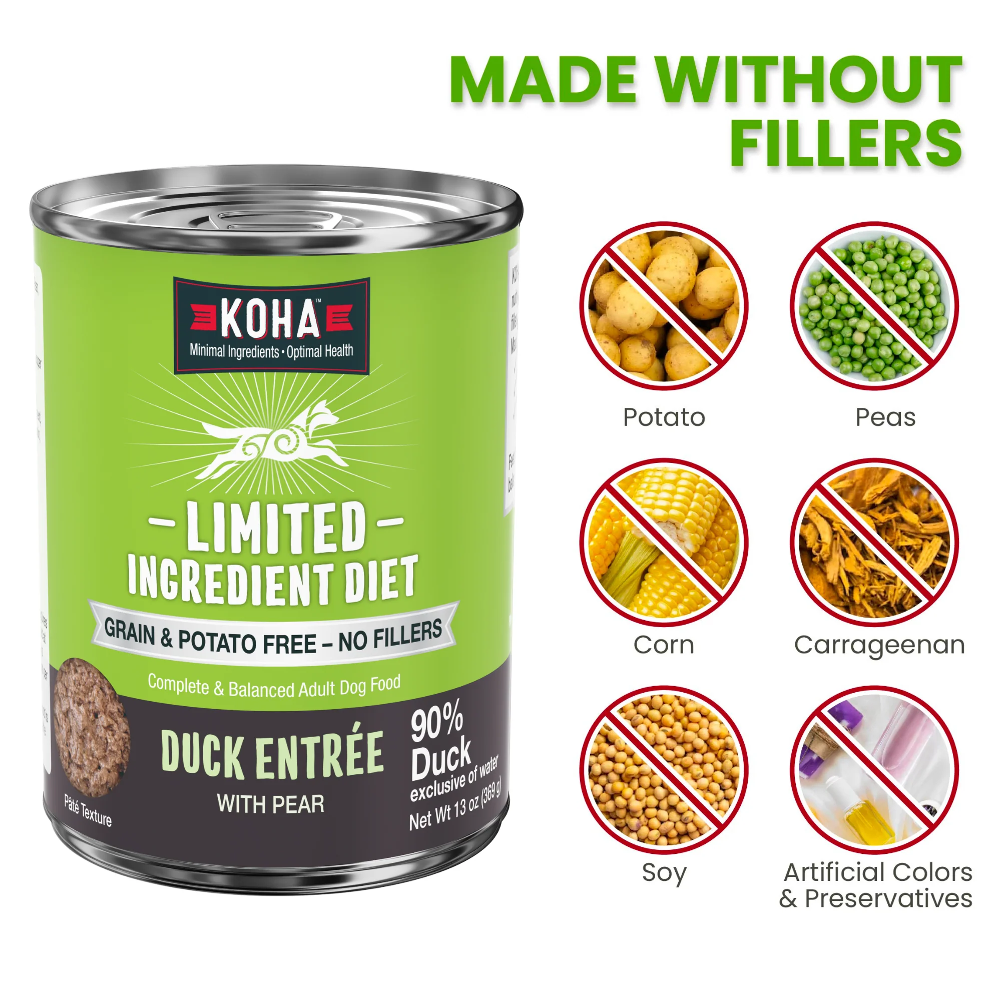 Duck Dog Food: Limited Ingredient Diet Duck Entrée for Dogs - Image 4