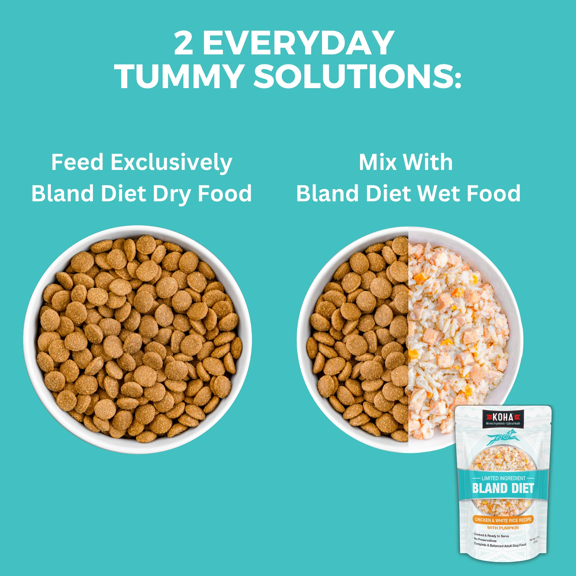 Limited Ingredient Dry Bland Diet Chicken & Brown Rice Recipe with Pumpkin for Dogs - Image 9