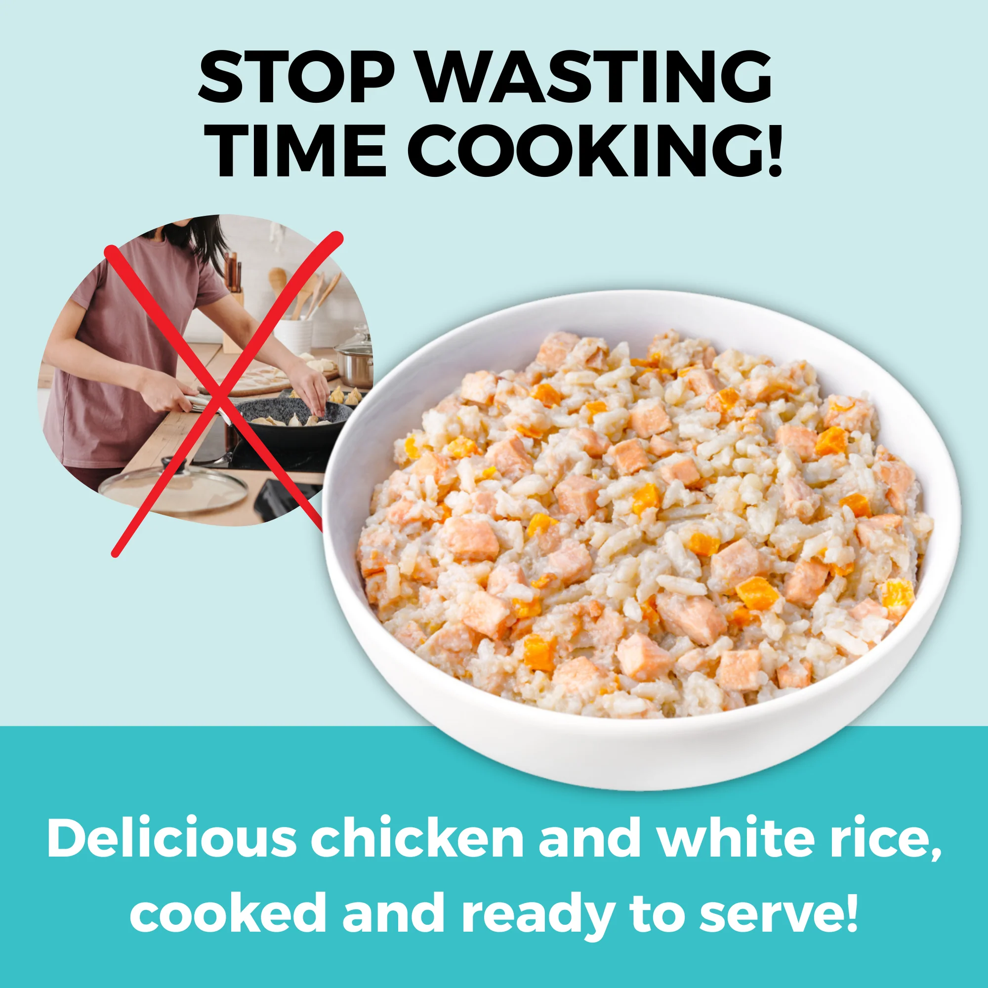 Bland Diet for Dogs: Limited Ingredient Wet Bland Diet Chicken & White Rice Recipe for Dogs - Image 3
