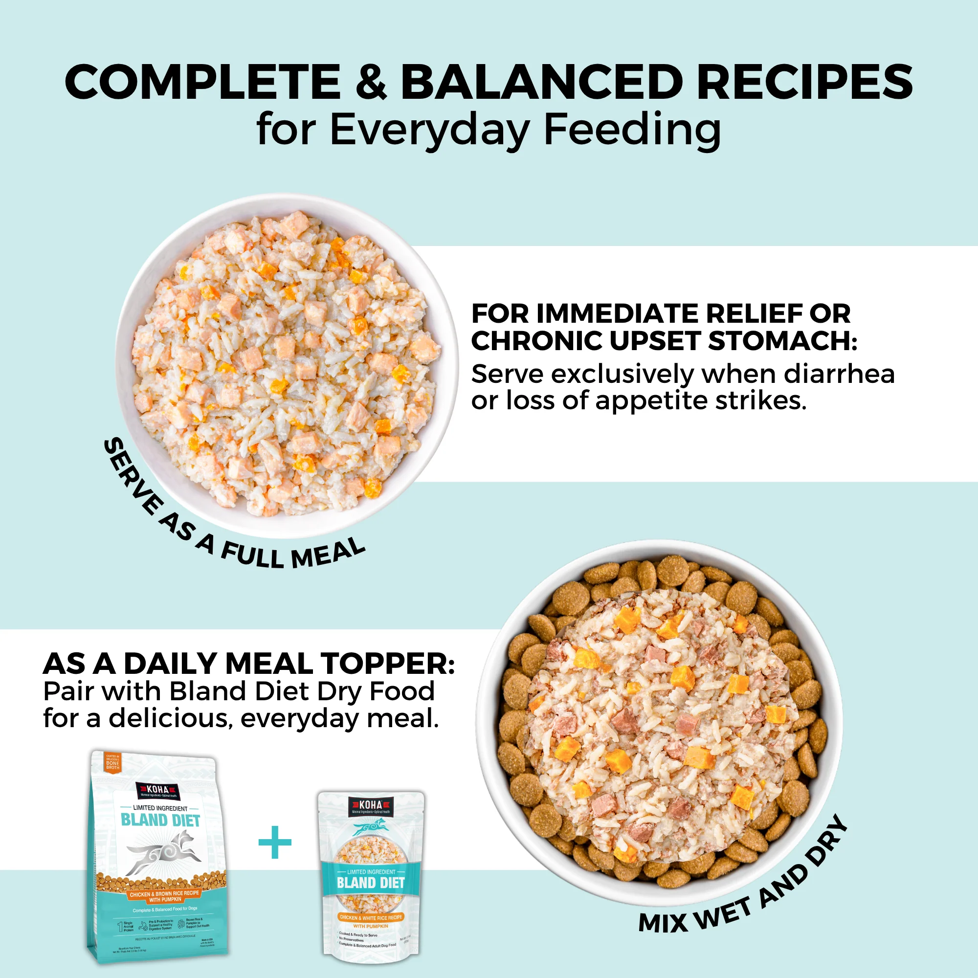 Bland Diet for Dogs: Limited Ingredient Wet Bland Diet Chicken & White Rice Recipe for Dogs - Image 5