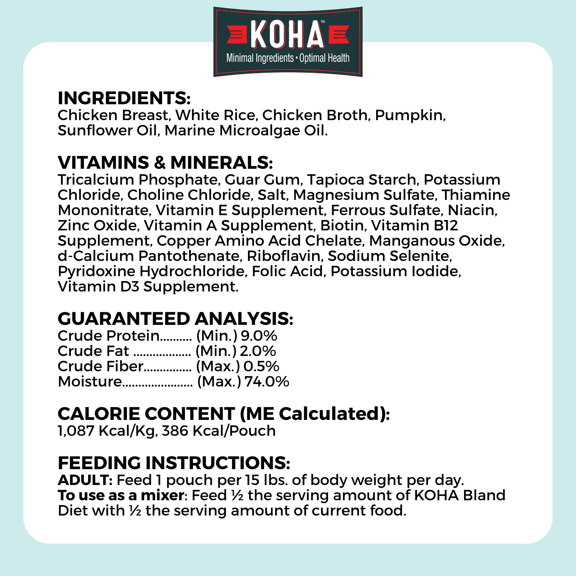 Bland Diet for Dogs: Limited Ingredient Wet Bland Diet Chicken & White Rice Recipe for Dogs - Image 7