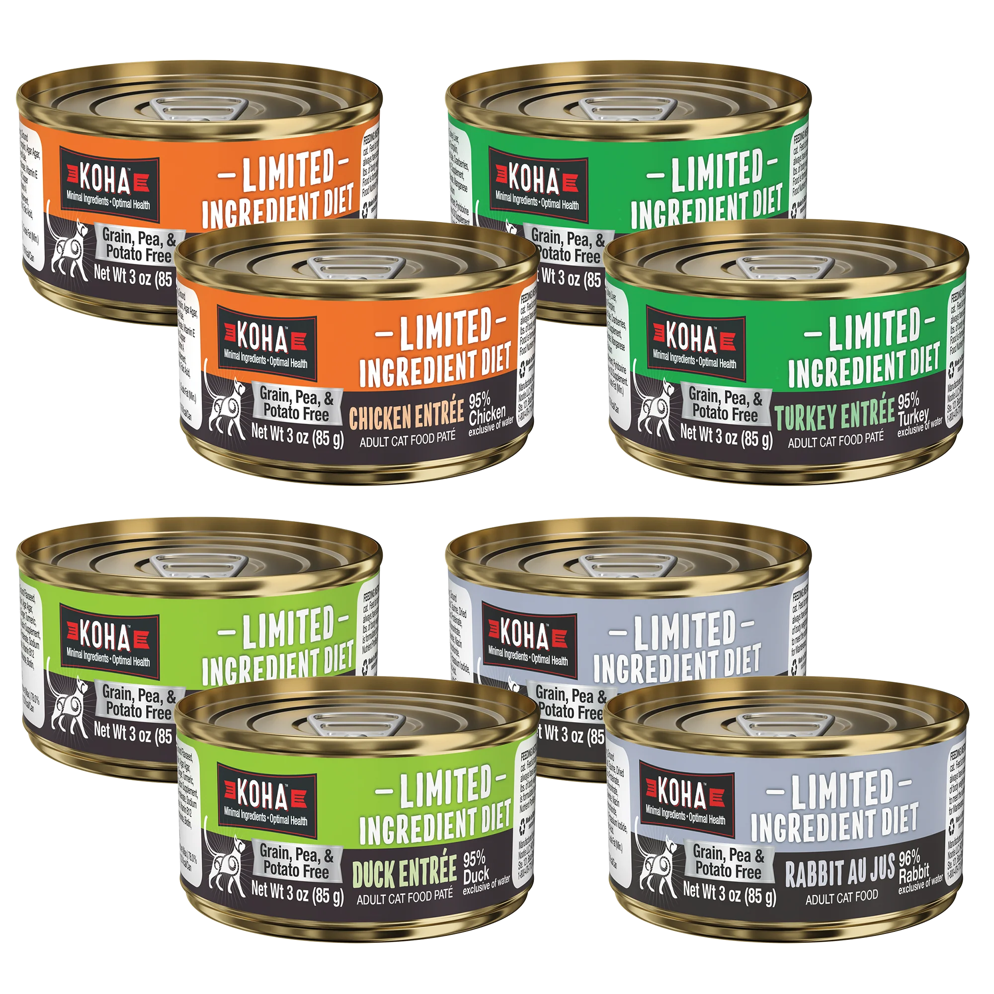 Limited Ingredient Diet Paté Trial Pack for Cats