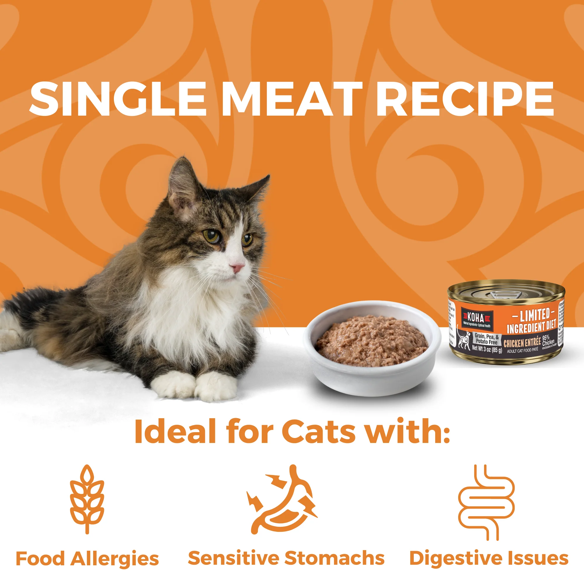 Limited Ingredient Diet Chicken Pâté for Cats - Image 3