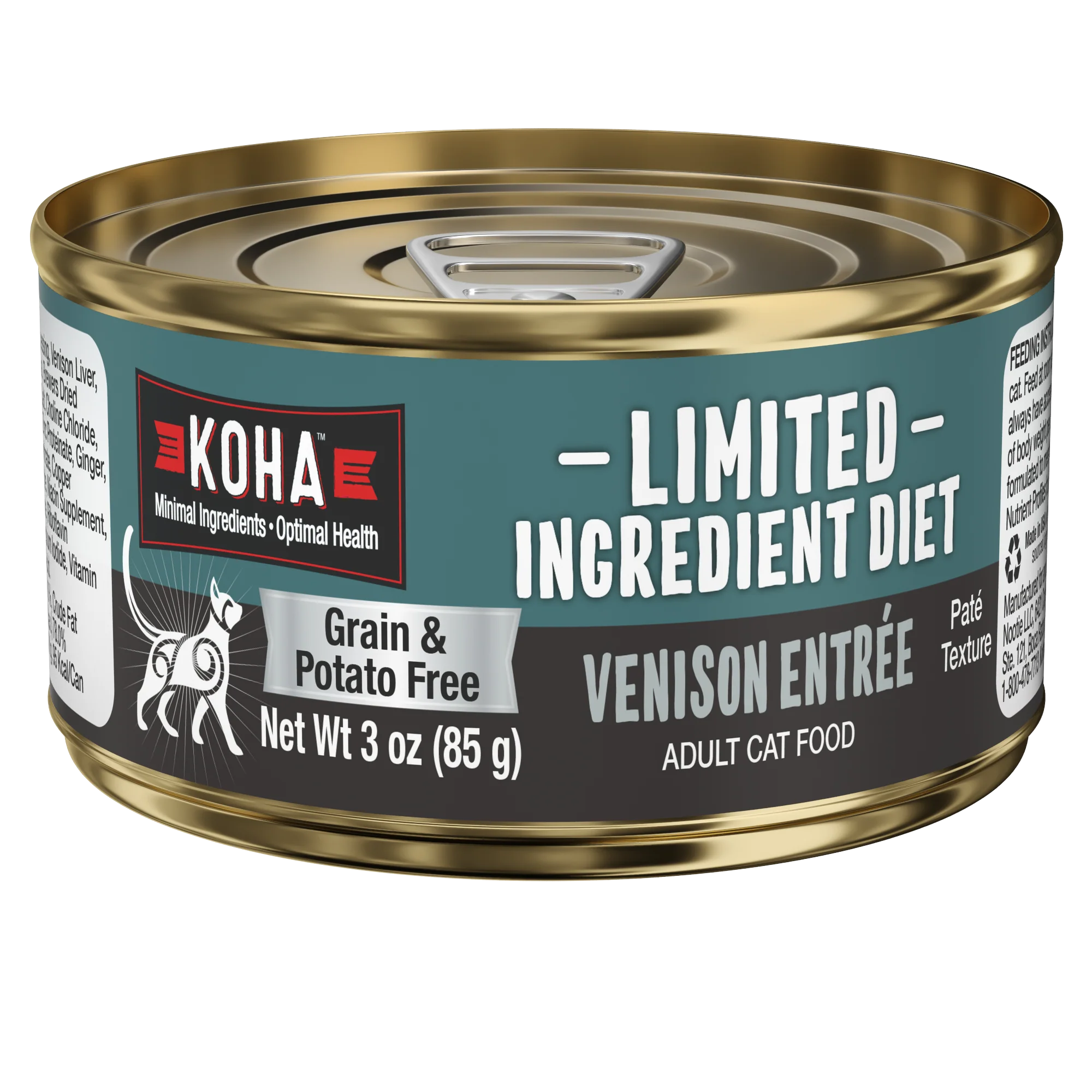 Venison Cat Food: Limited Ingredient Diet Venison Entrée for Cats - Image 6