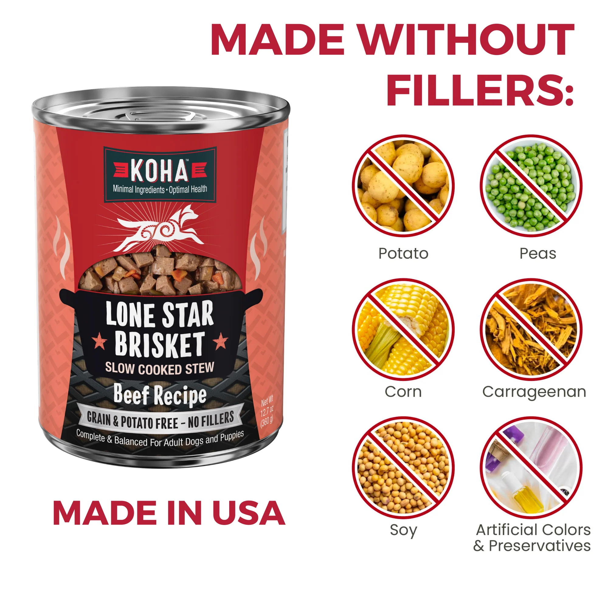 Lone Star Brisket Slow Cooked Stew Beef Recipe for Dogs - Image 6