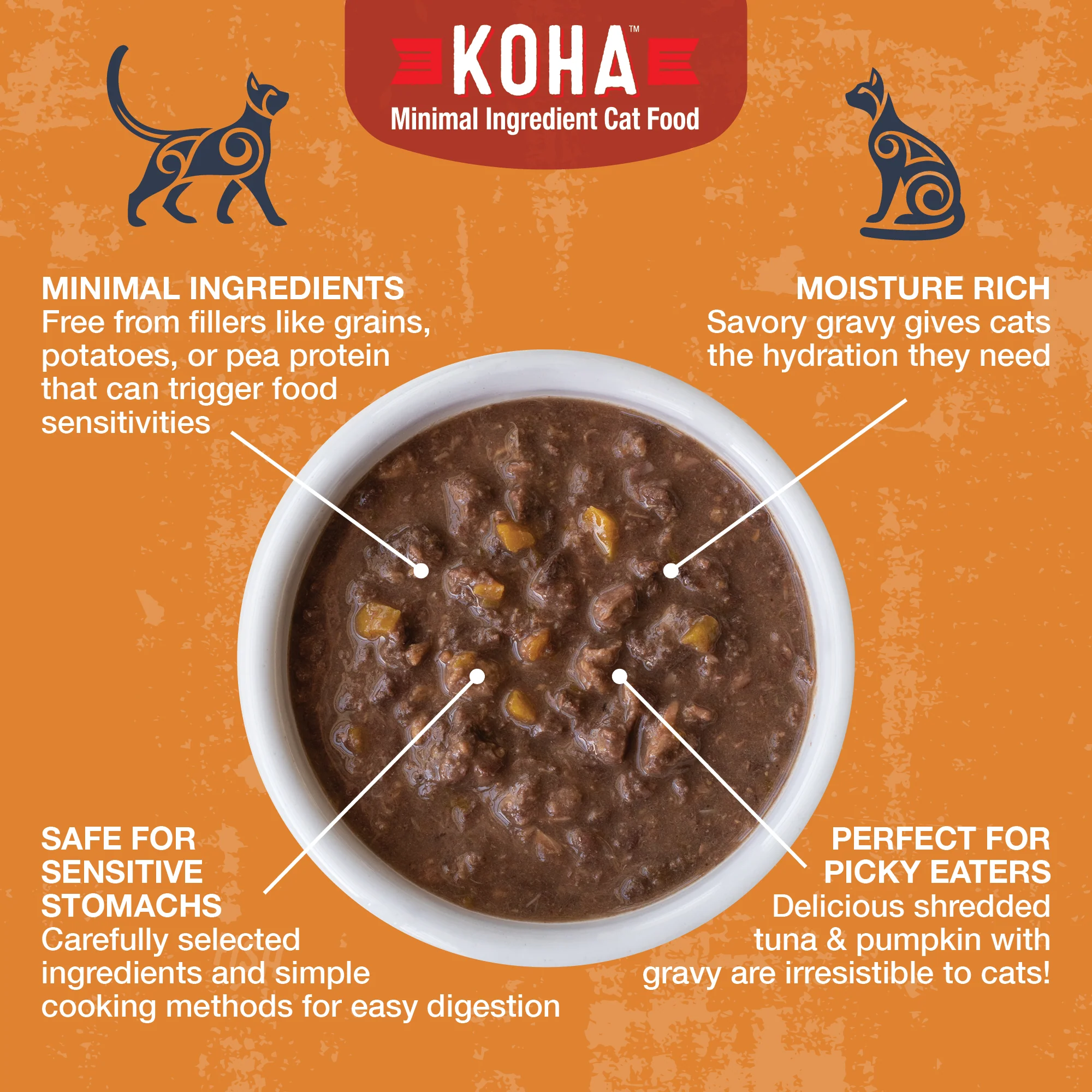Poké Bowl Tuna & Pumpkin Entrée in Gravy for Cats - Image 4