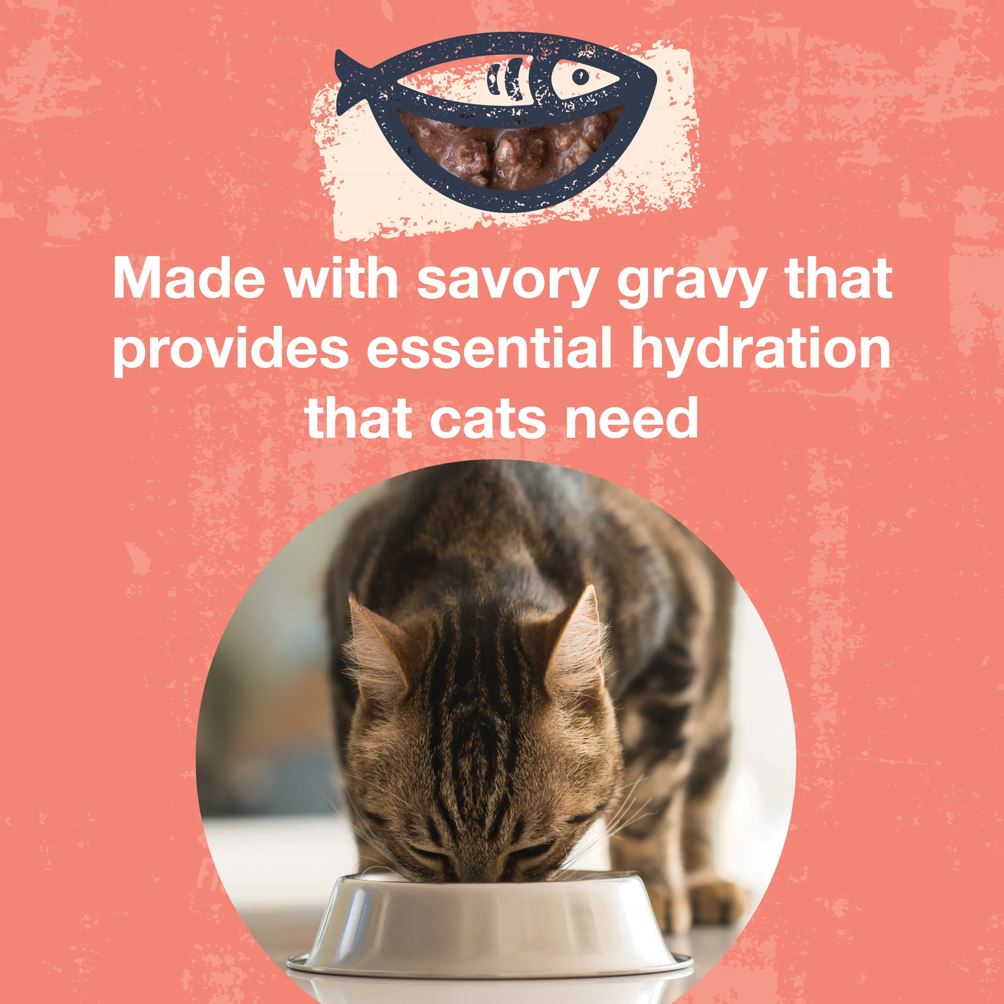 Poké Bowl Tuna & Salmon Entrée in Gravy for Cats - Image 6