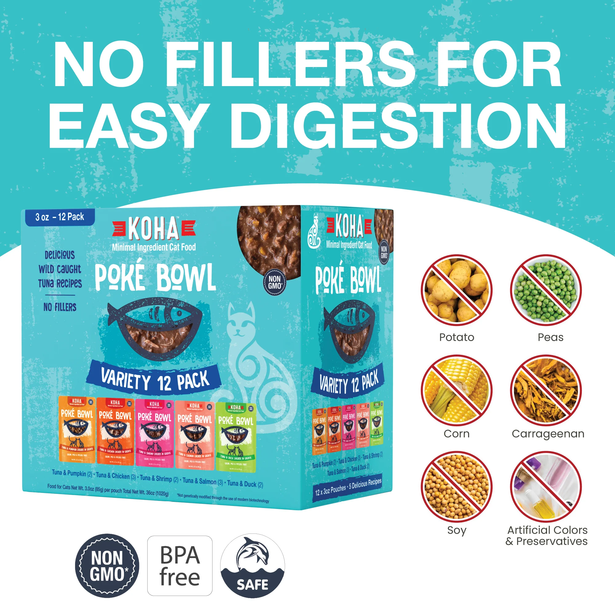 Poké Bowl Variety 12 Pack for Cats - Image 5