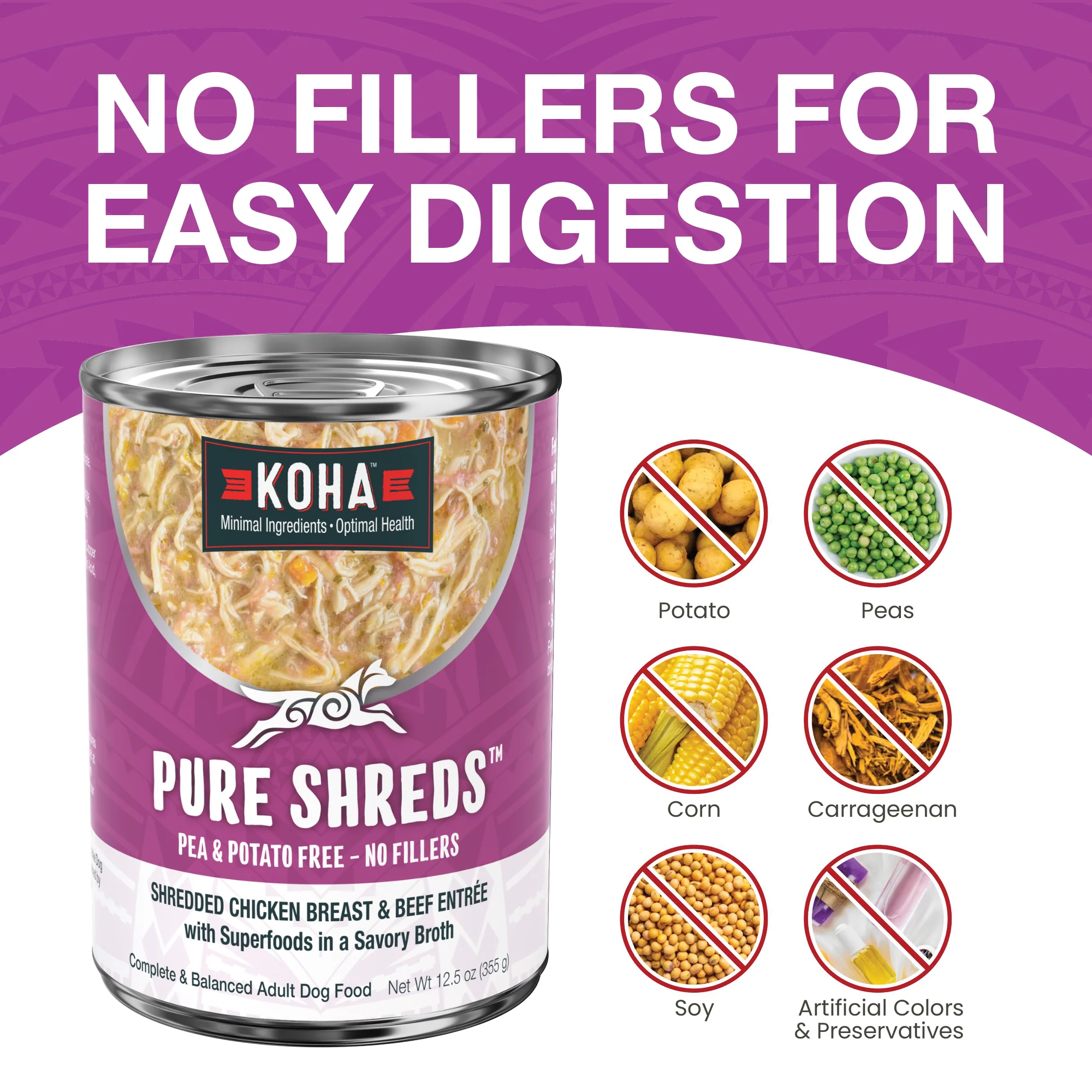 Pure Shreds Shredded Chicken Breast & Beef Entrée for Dogs - Image 5