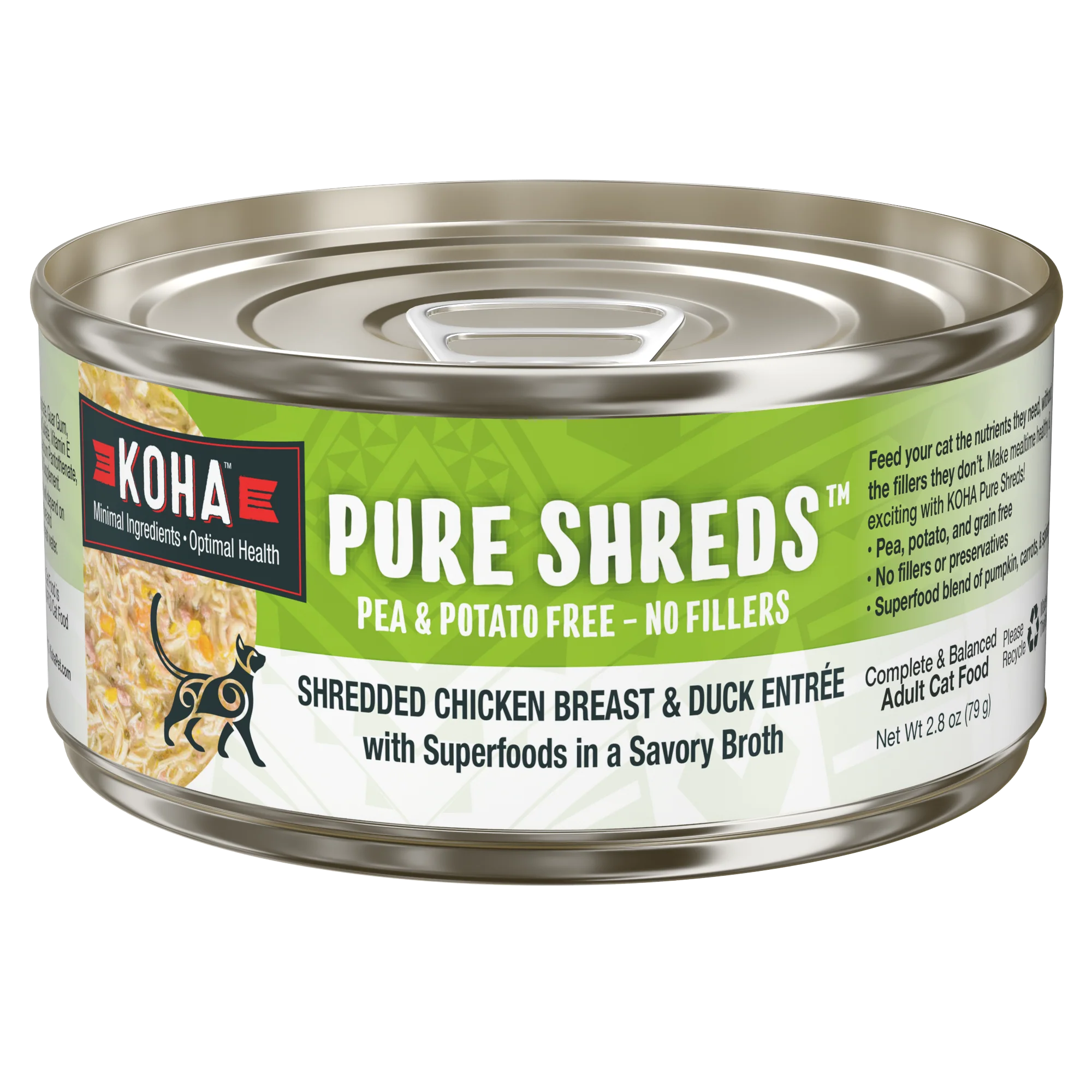 Pure Shreds Shredded Chicken Breast & Duck Entrée for Cats - Image 7