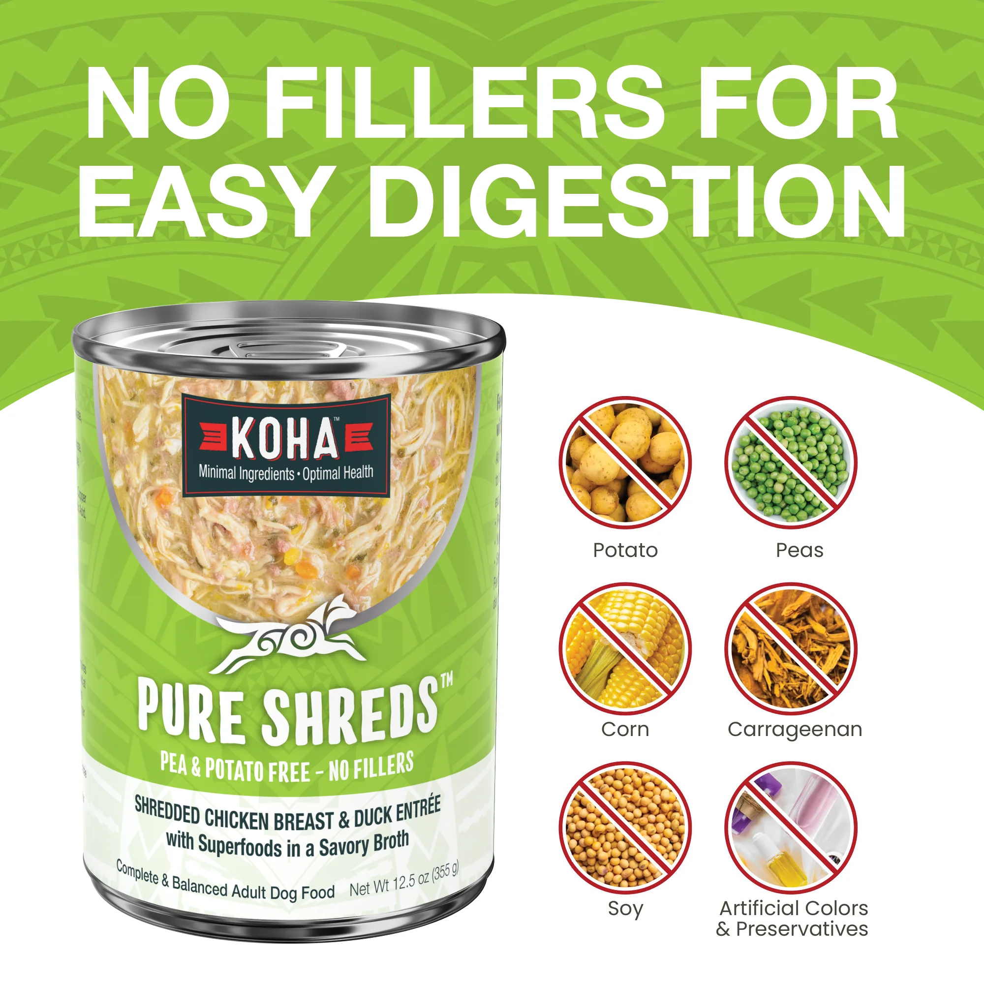 Pure Shreds Shredded Chicken Breast & Duck Entrée for Dogs - Image 5