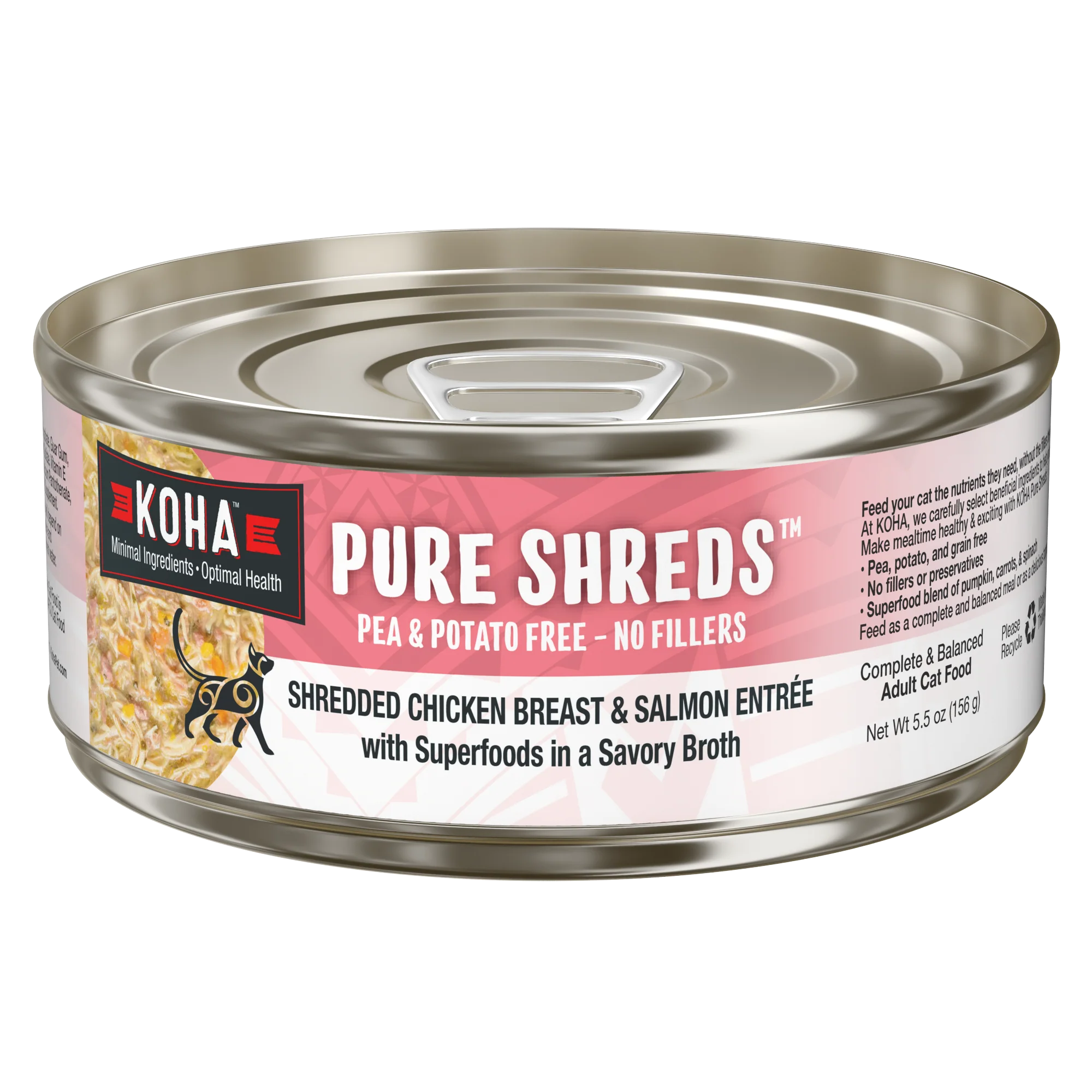 Pure Shreds Shredded Chicken Breast & Salmon Entrée for Cats