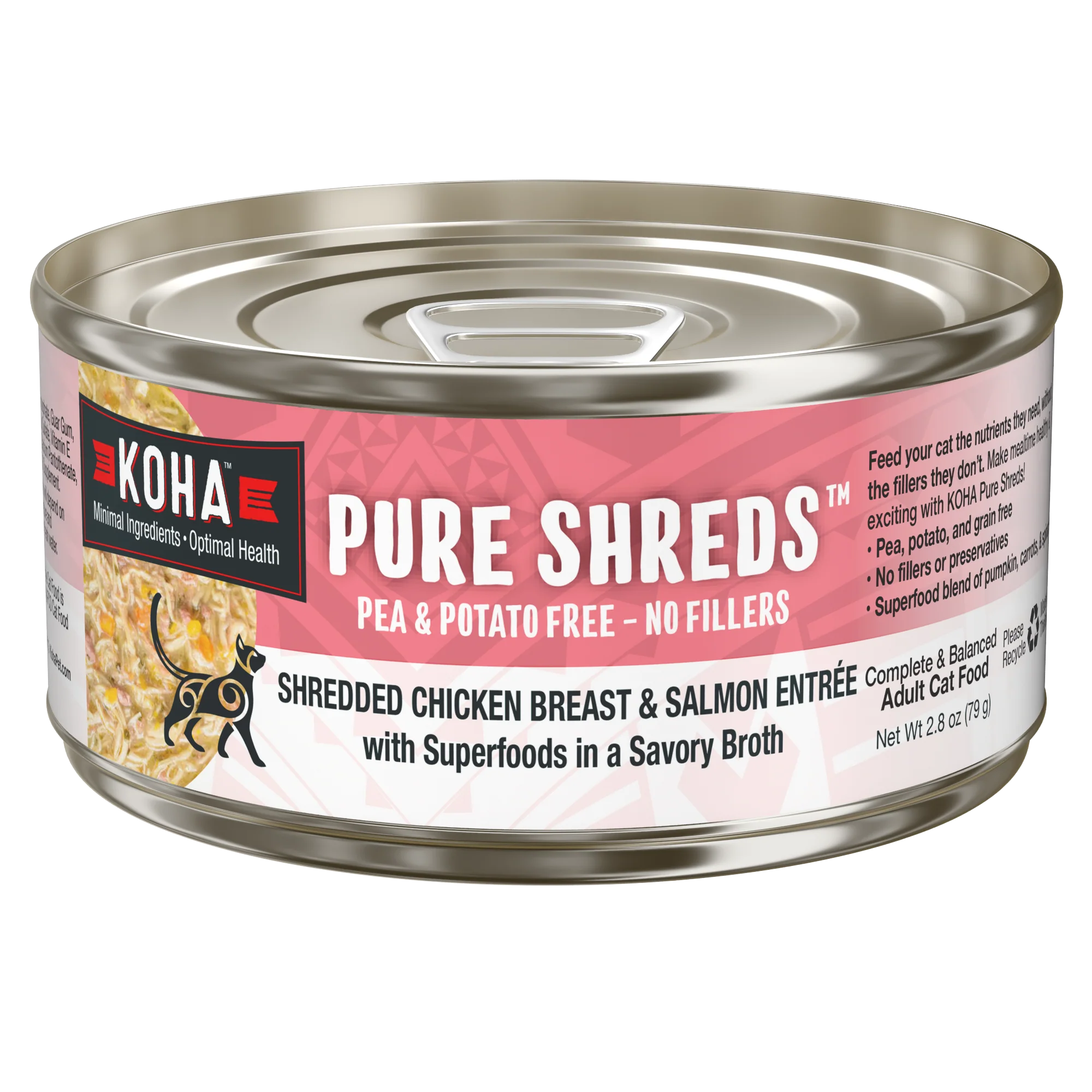 Pure Shreds Shredded Chicken Breast & Salmon Entrée for Cats - Image 7
