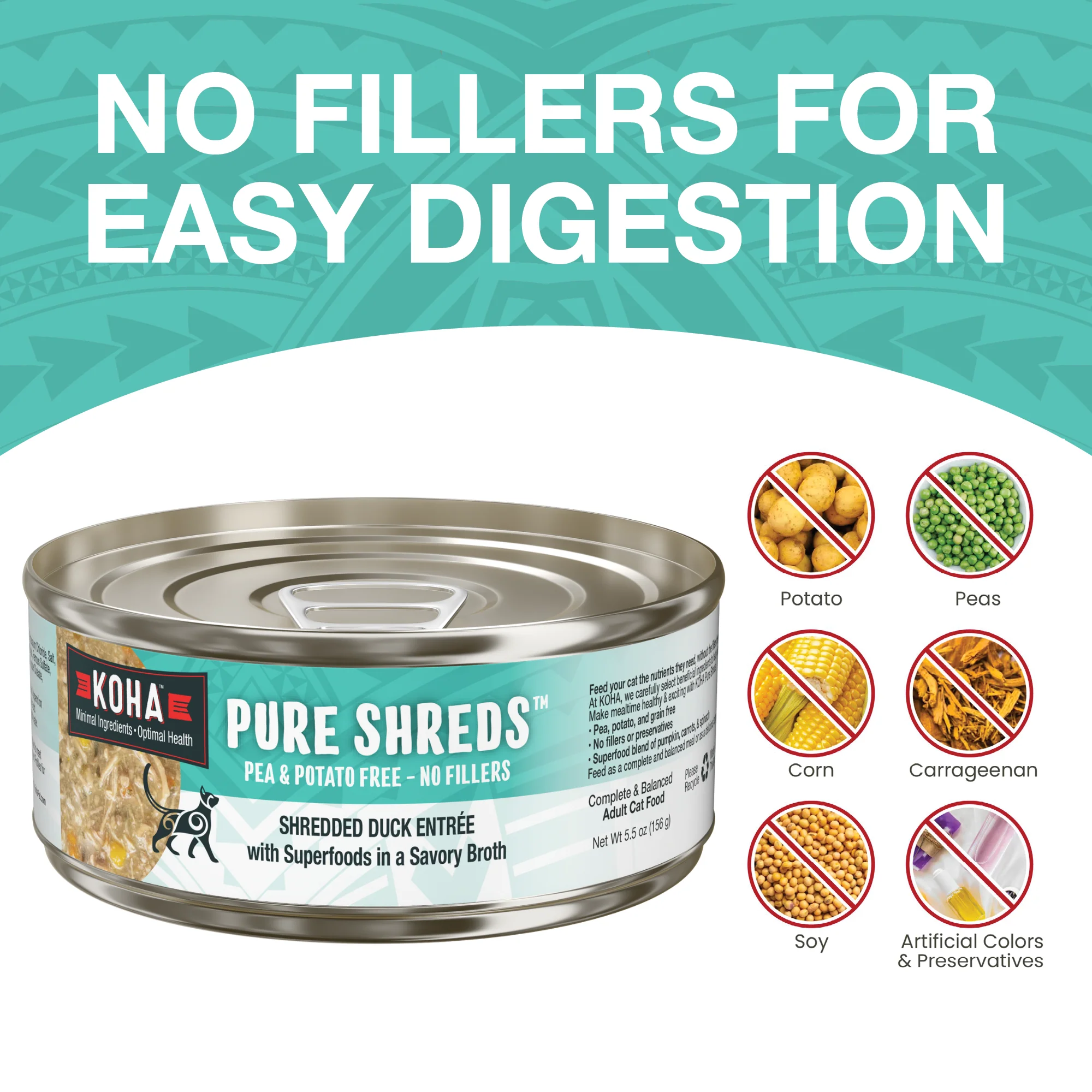 Pure Shreds Shredded Duck Entrée for Cats - Image 5