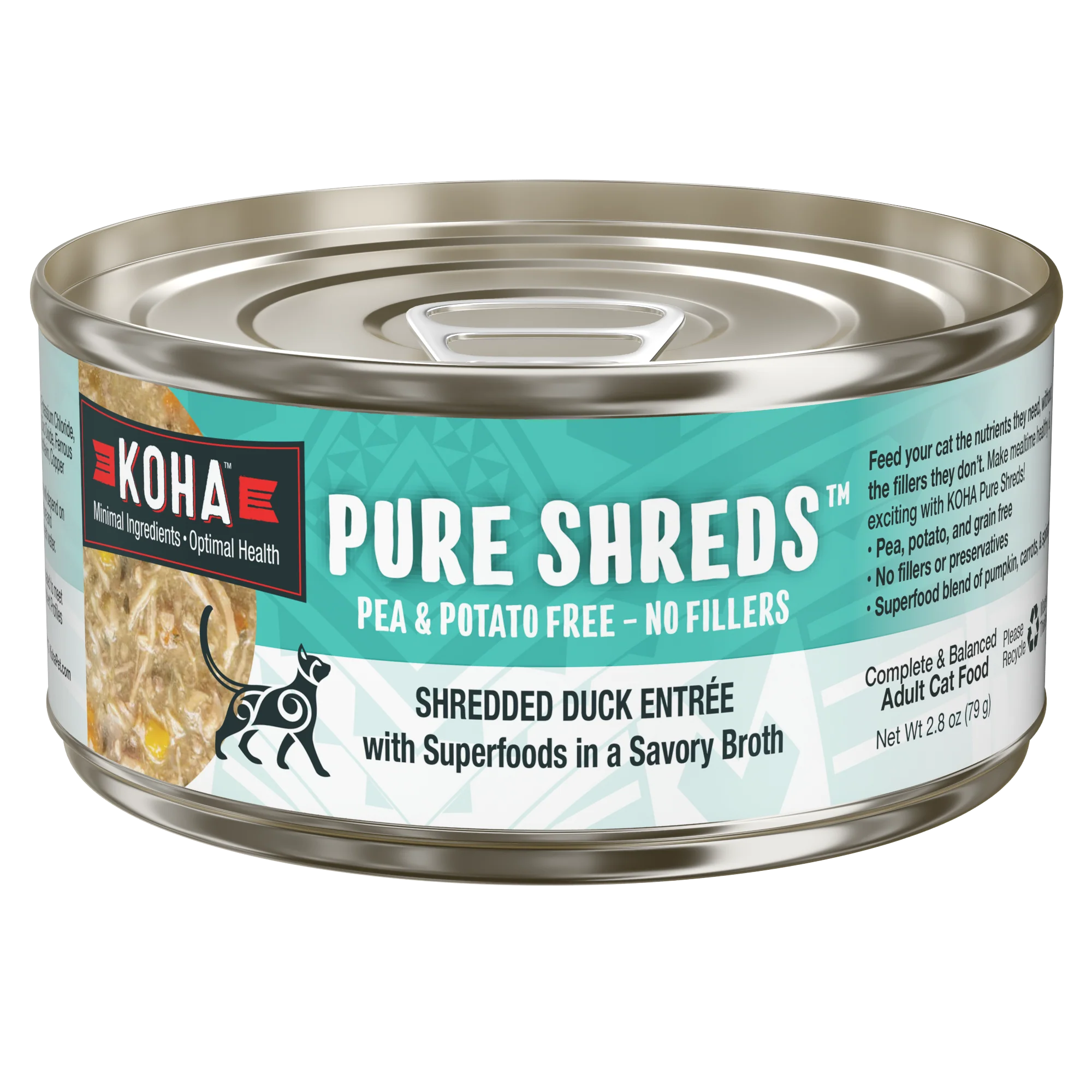 Pure Shreds Shredded Duck Entrée for Cats - Image 7