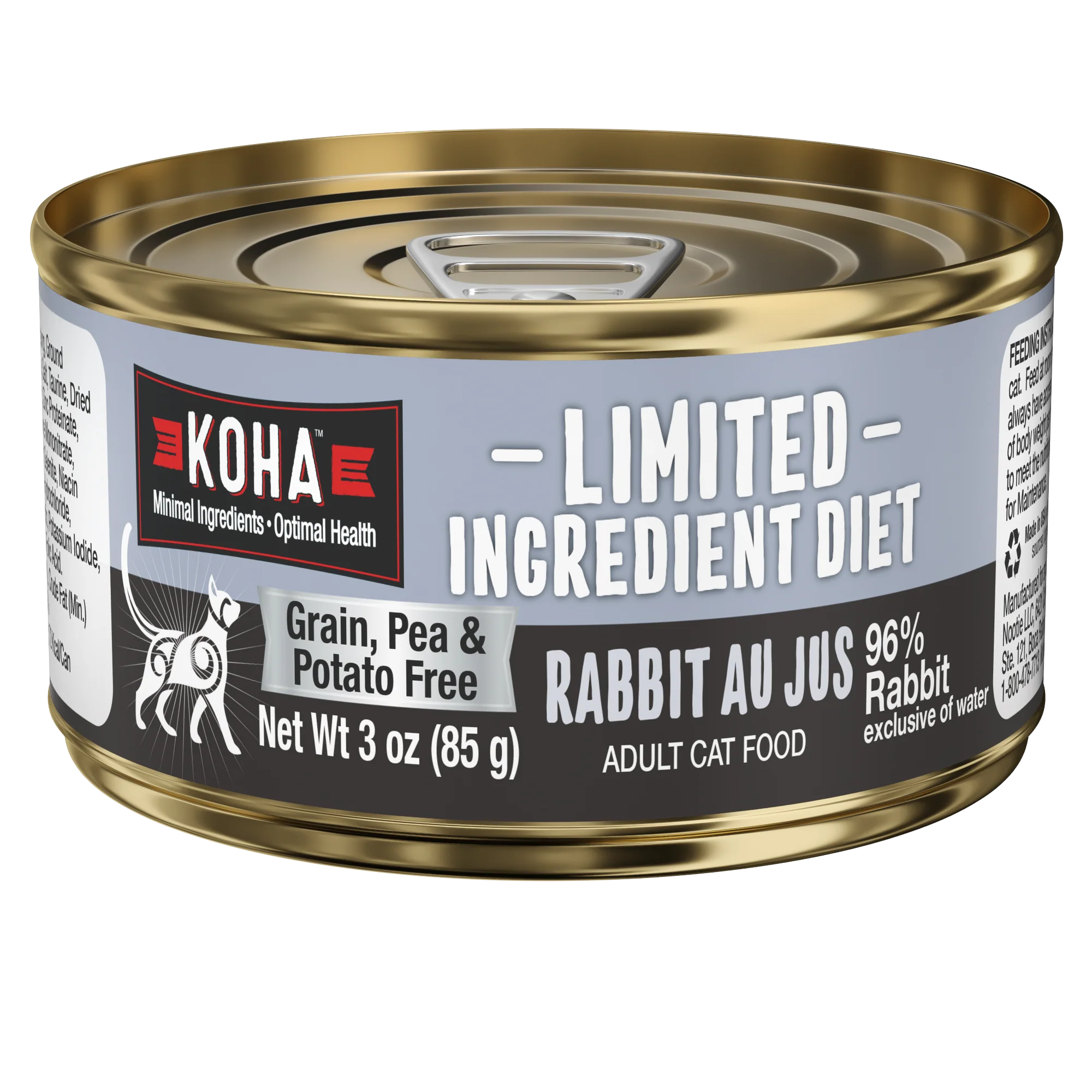 Rabbit Cat Food: Limited Ingredient Diet Rabbit Au Jus for Cats - Image 7