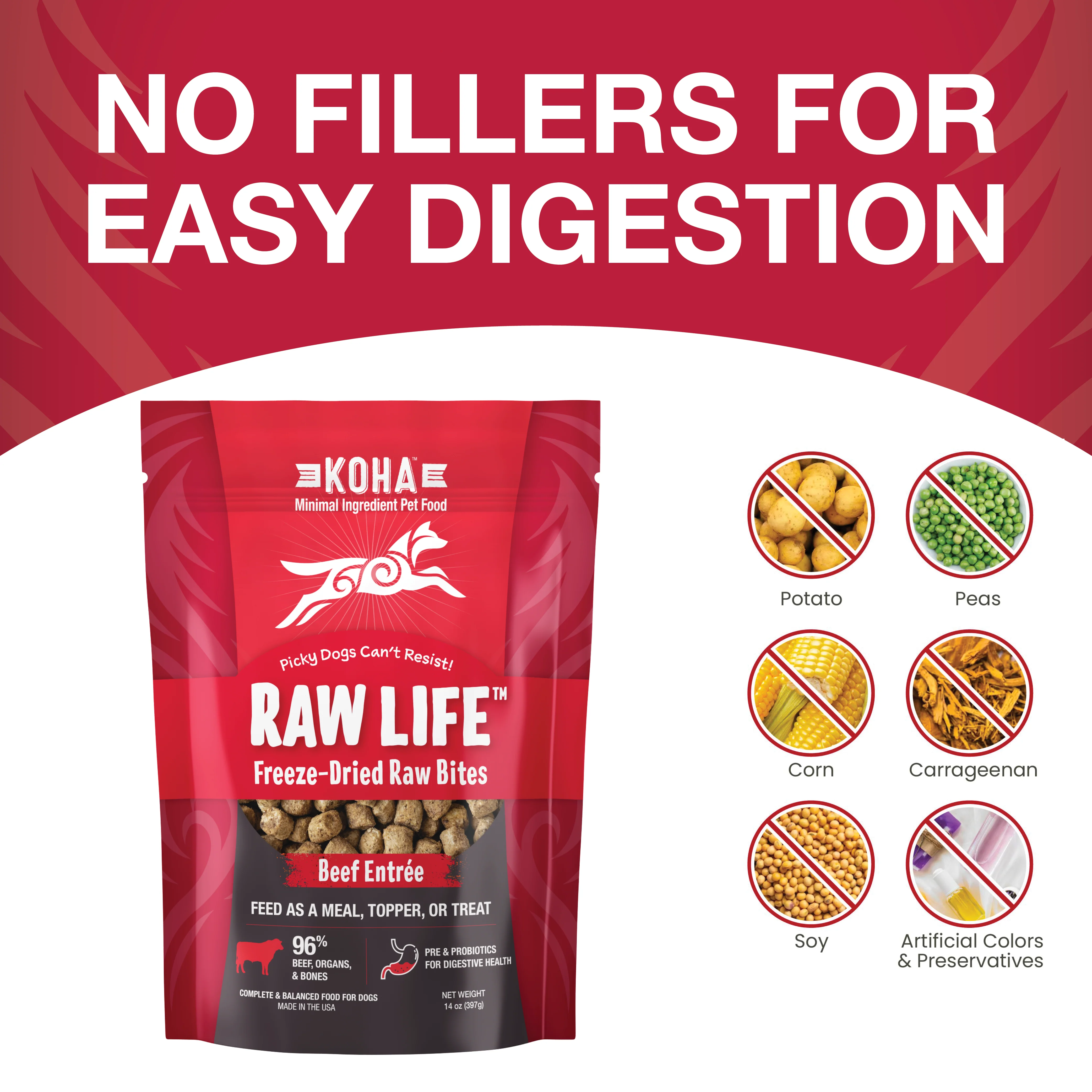 Freeze-Dried Raw Bites Beef Entrée for Dogs - Image 6