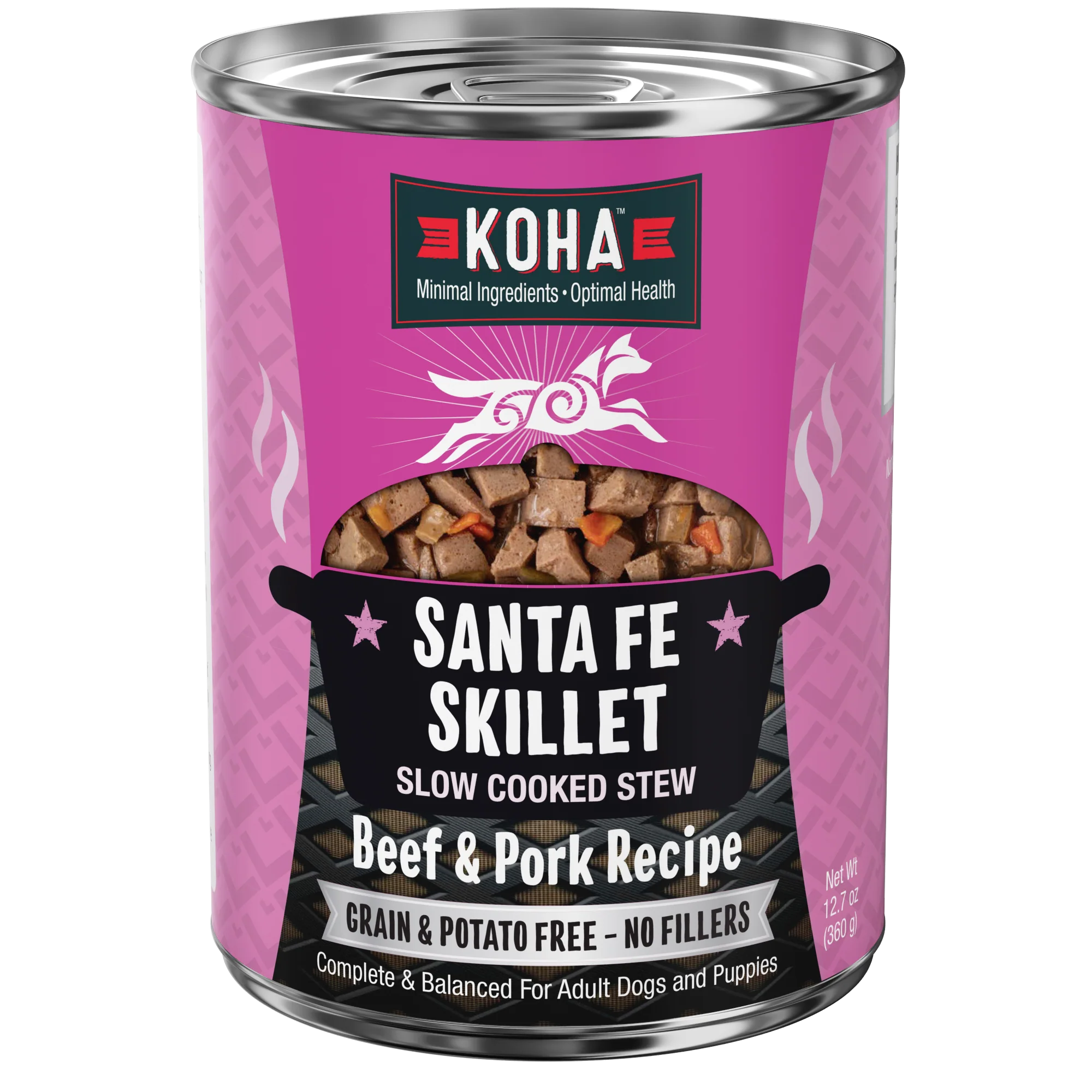 Santa Fe Skillet Slow Cooked Stew Beef & Pork Recipe for Dogs