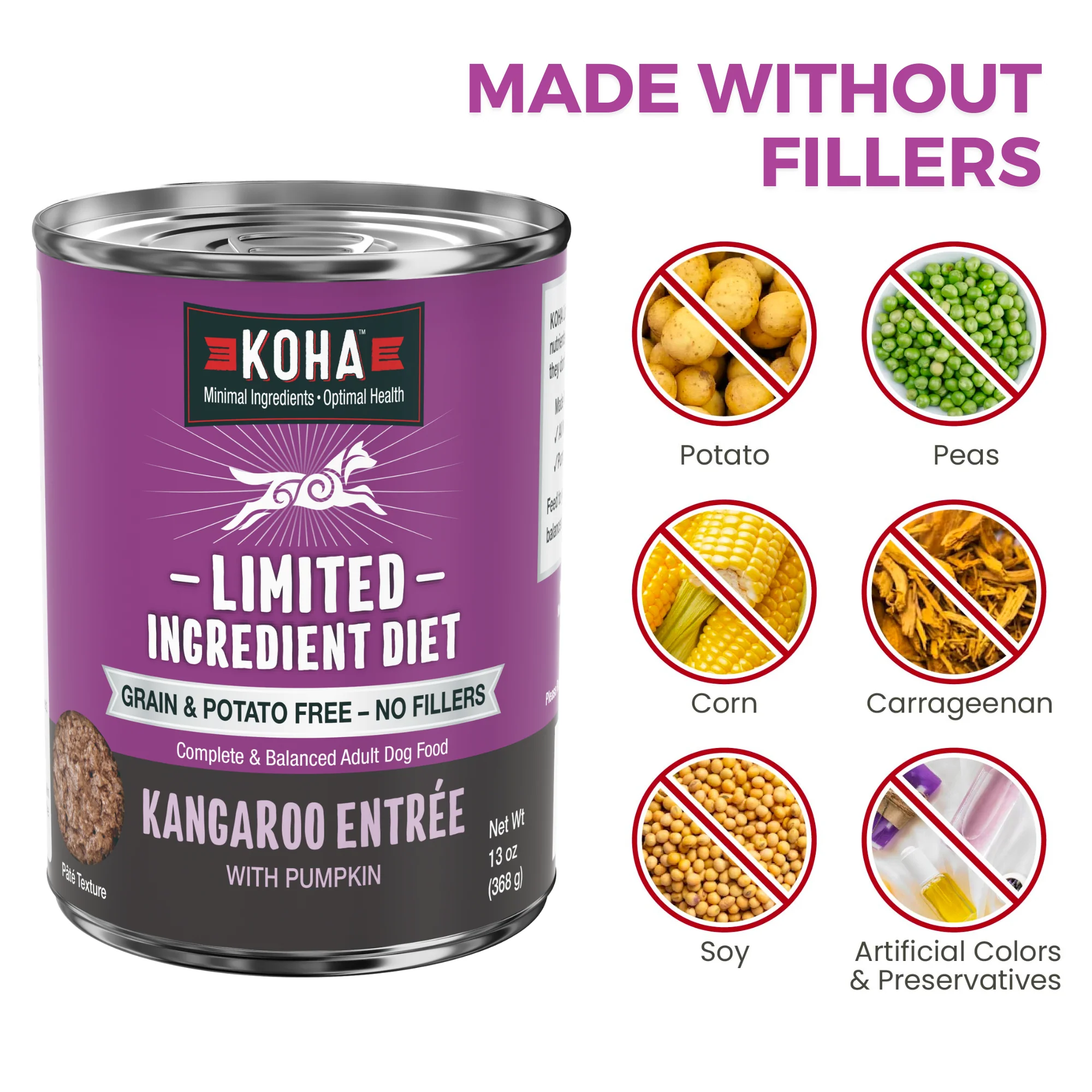 Kangaroo Dog Food: Limited Ingredient Diet Kangaroo Entrée for Dogs - Image 4